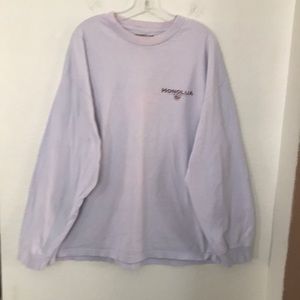 🏄🏼‍♂️HONOLUA SURF CO HAWAII LONG SLEEVE XXL PALE BLUE FEW LIGHT SPOTS SEE PICS